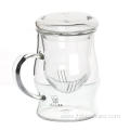 Drinking Glass Tea Cup Infuser With Handle